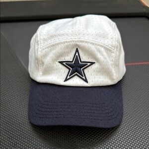White and Navy Star Cap